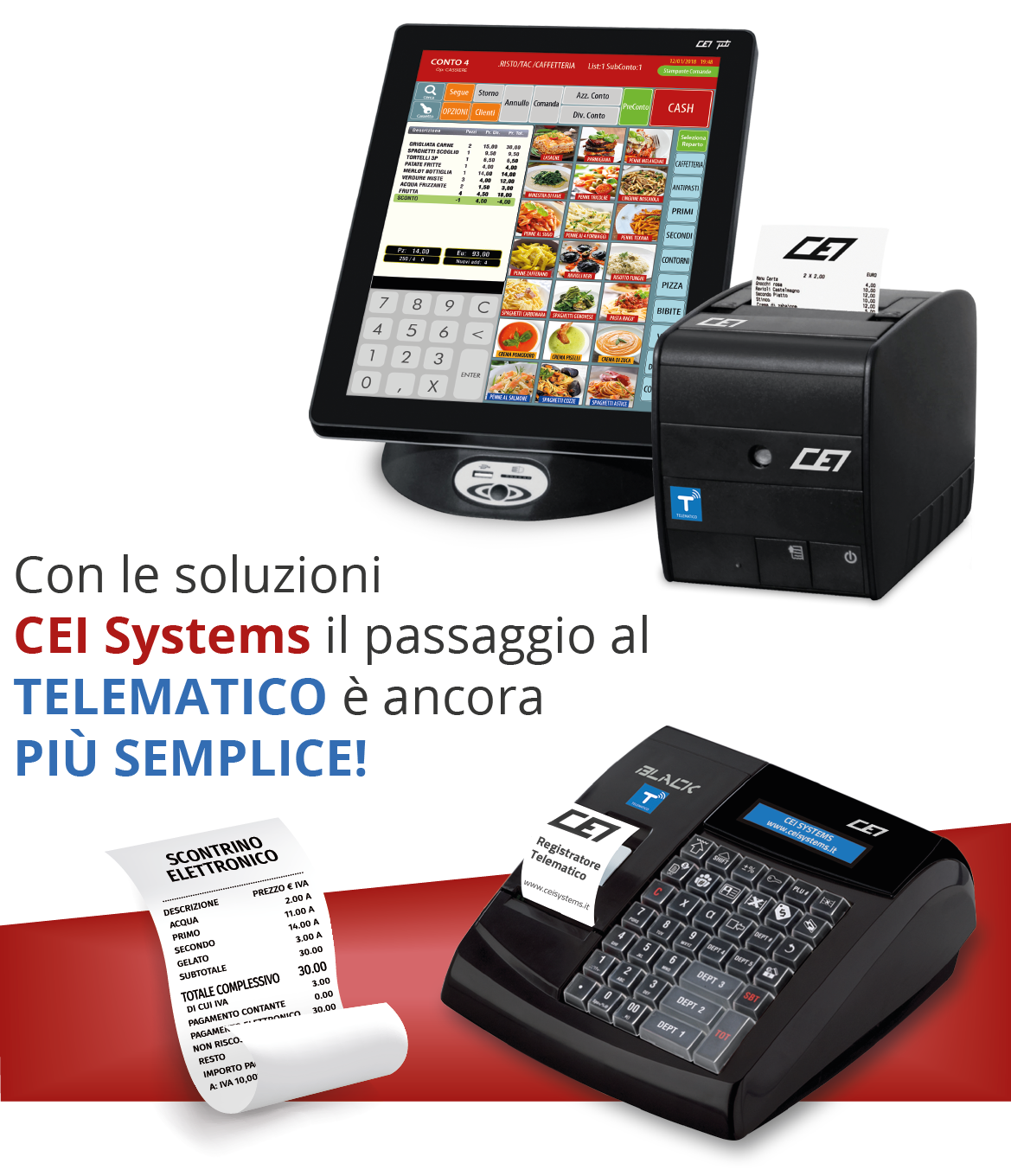 Cei Systems - Registratori di cassa touch screen